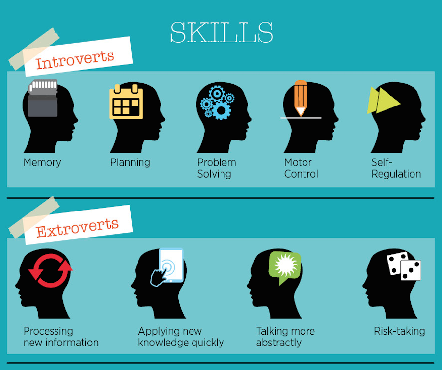 intorvert and extrovert skills
