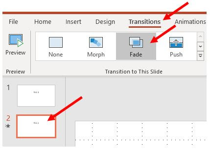 How to Add Transition in Powerpoint