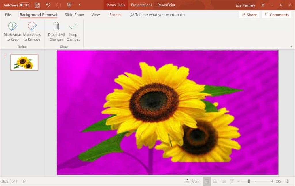 how to remove background in powerpoint