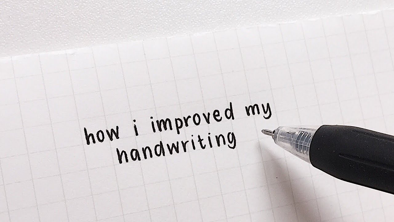 How to improve English handwriting
