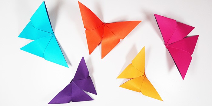 বাটারফ্লাই অরিগ্যামি (Butterfly origami)