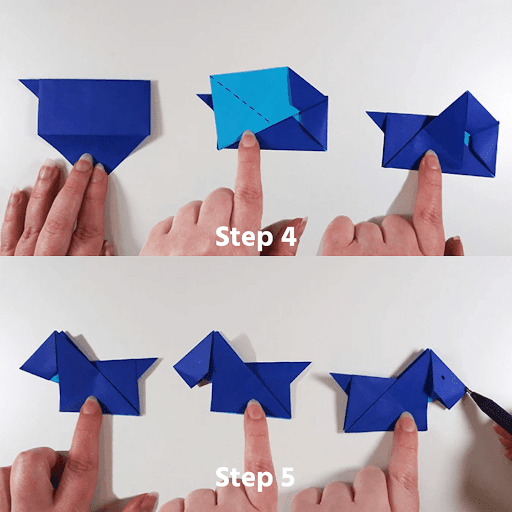 Dog origami