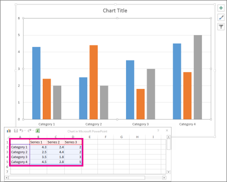 bar charts and graphs in microsoft powerpoint 